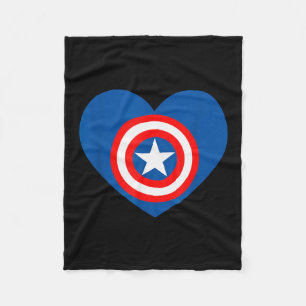 Marvel Captain America Avengers Hart Liefde Valent Fleece Deken