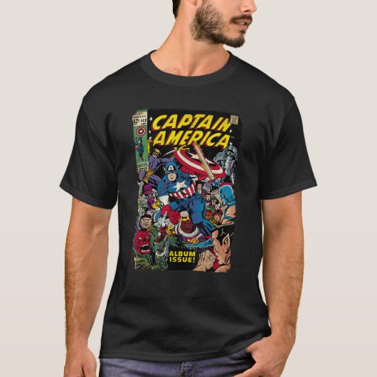 Marvel Comics Captain America en Villains T-shirt (Voorkant)