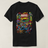 Marvel Comics Heroes Group Shot Graphic T-Shirt T- (Design voorkant)