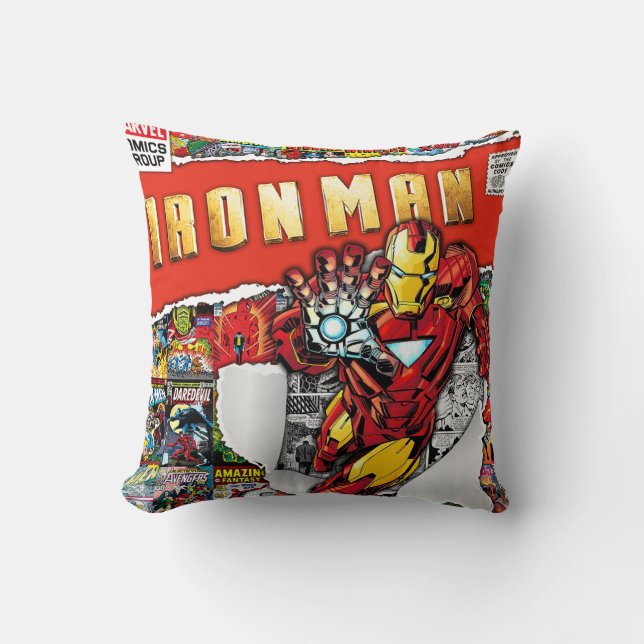 Marvel Comics Iron Man Worpkussen Kussen (Voorkant)
