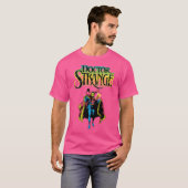 Marvel Comics Retro Classic Dr. Strange Kleurrijke T-shirt (Voorkant volledig)