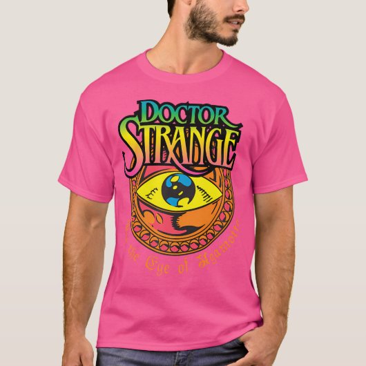 Marvel Comics retro klassieker Dr. Strange Eye of T-shirt (Voorkant)