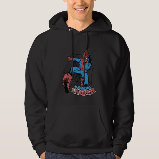 Marvel Comics Spider-Man Web Swingen Hoodie (Voorkant)
