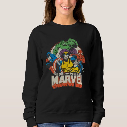 Marvel Comics The Mighty World of Marvel Klassiek Trui (Voorkant)
