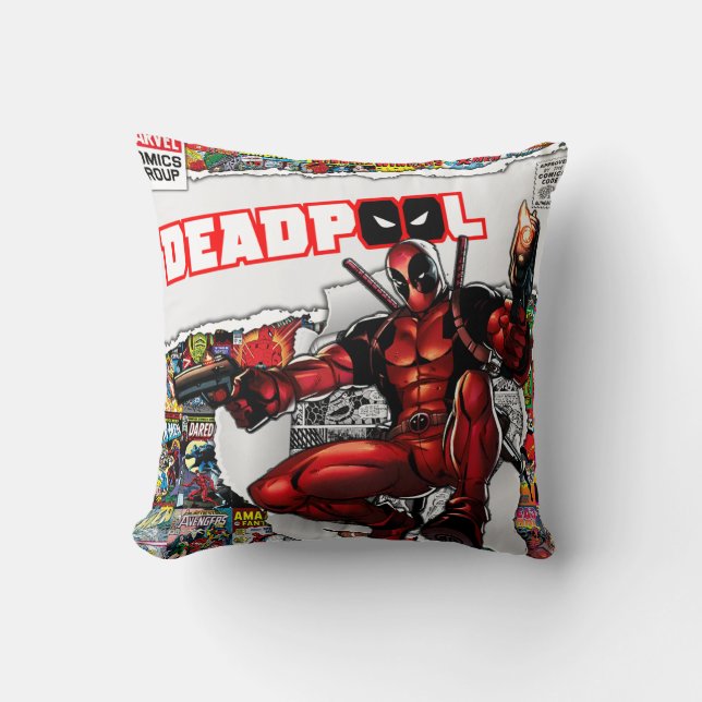 marvel comics Throw Pillow Kussen (Voorkant)