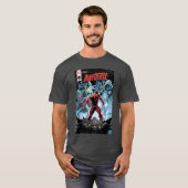 Marvel Daredevil Legacy Comic Cover vintage T-shirt (Voorkant volledig)
