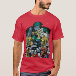 Marvel Doctor Doom Doomwar 3 Comic Cover vrienden T-shirt