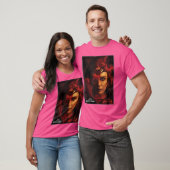 Marvel Doctor Strange 2 Scarlet Witch Big Face Fla T-shirt (Unisex)