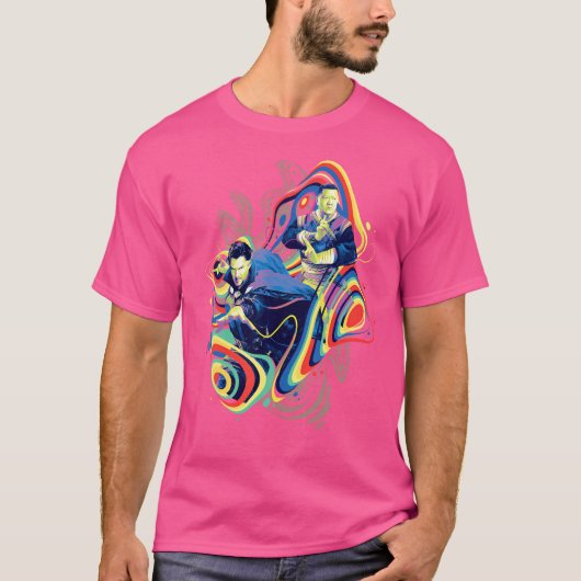 Marvel Doctor Strange Multiverse van Madness Psych T-shirt (Voorkant)