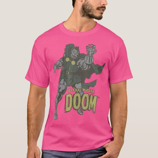 Marvel Fantastic Four Doctor Doom Portret T-shirt (Voorkant)