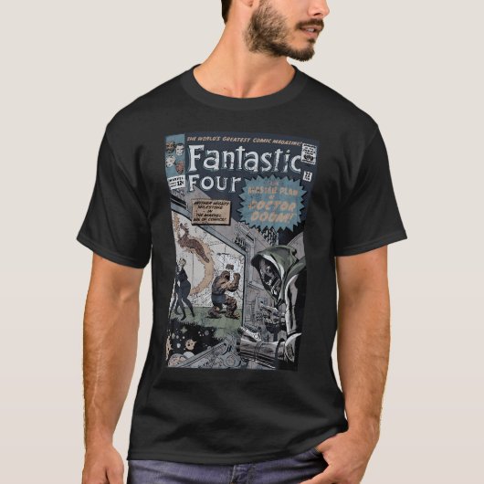 Marvel Fantastic Four: het meesterplan van Doctor  T-shirt (Voorkant)