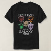 Marvel Guardians Best Dad Fathers Day Graphic T-shirt (Design voorkant)