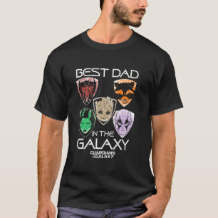 Marvel Guardians of the Galaxy Beste Vader's D T-shirt