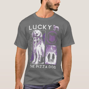 Marvel Hawkeye Lucky The Pizza Dog Paars Collage T-shirt