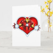 Marvel Iron Man Hart Blaster Glow Valentijn Grafie Kaart (Gele Bloem)