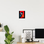 Marvel Retro '90s Valentijnsdag kaart Spider-man Poster (Thuiskantoor)