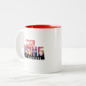 Marvel Rising | Lockjaw Halftone Piccon Tweekleurige Koffiemok (Voorkant links)