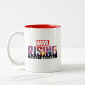 Marvel Rising | Lockjaw Halftone Piccon Tweekleurige Koffiemok (Links)