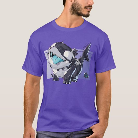 Marvel Rivals Jeff De Landhaai Devouring Duo Sy T-shirt (Voorkant)