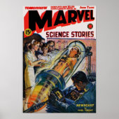 Marvel Science Stories april 1939 Poster (Voorkant)