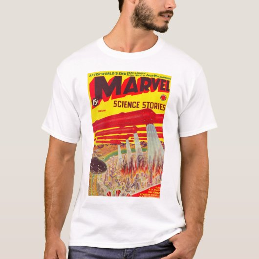 Marvel Science Stories Feb. 1939 pulp T-shirt (Voorkant)