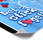 Marvel Spider-man Lets Stick Together Valentine Ca Poster (Hoek)