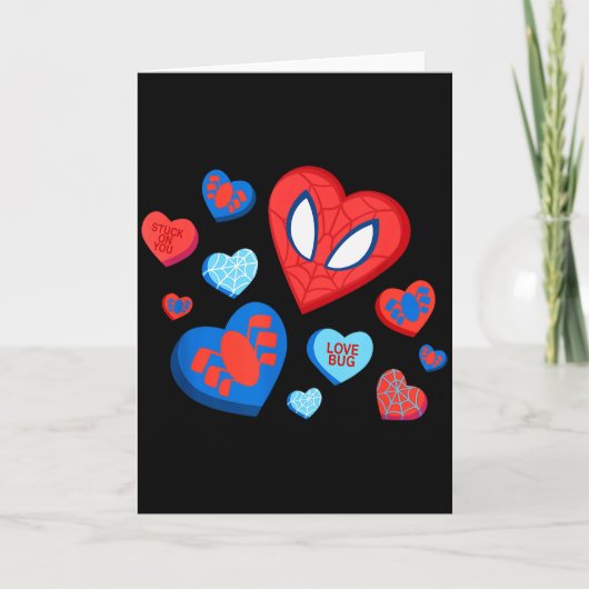 Marvel Spider-man Spidey Hearts Valentijnsdag Kaart (Voorkant)