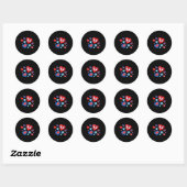 Marvel Spider-man Spidey Hearts Valentijnsdag Ronde Sticker (Vel)
