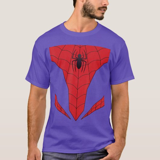 Marvel SpiderMan Peter Parker Kostuum vriend T-shirt (Voorkant)