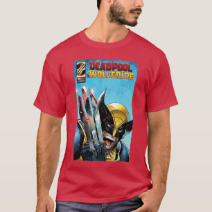 Marvel Studios Deadpool Wolverine Comic Cover Homa T-shirt