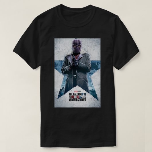 Marvel The Falcon en Winter Soldaat Baron Zem T-shirt (Design voorkant)