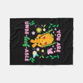 Marvel Valentijnsdag Lente Groot Je Bent Ongelof-e Fleece Deken (Voorkant (Horizontaal))