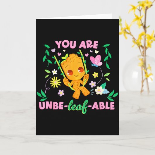 Marvel Valentijnsdag Spring Groot Je bent ongelofe Kaart (Gele Bloem)