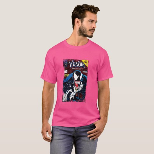 Marvel Venom Classic Retro Lethal Protector Big CH T-shirt (Voorkant volledig)