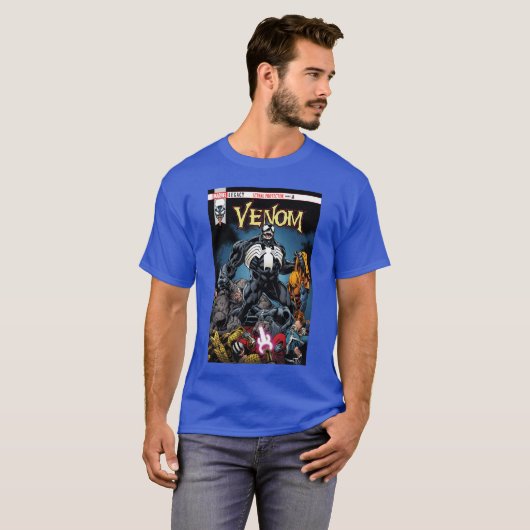 Marvel Venom Lethal Pileup Comic Cover friend T-shirt (Voorkant volledig)