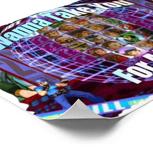 Marvel vs Capcom 2 willen u meenemen voor een reis Poster (Hoek)