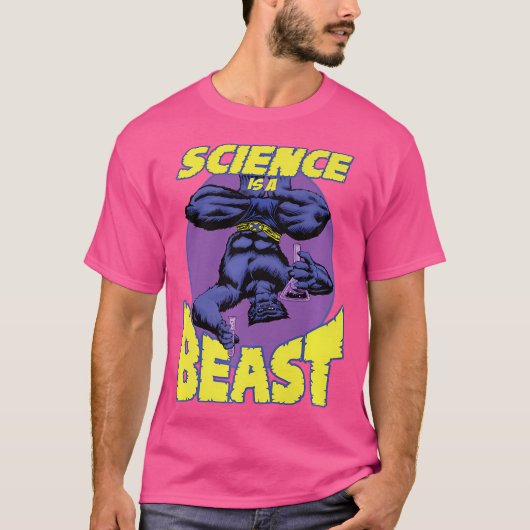 Marvel X-Mannen Science is een beestenretro Dr. Mc T-shirt (Voorkant)