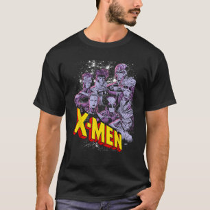 Marvel X Mannen Team Retro Graphic T-shirt
