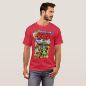 Marvel XMen Giant Size XMen Retro Comic Book Cover T-shirt (Voorkant volledig)