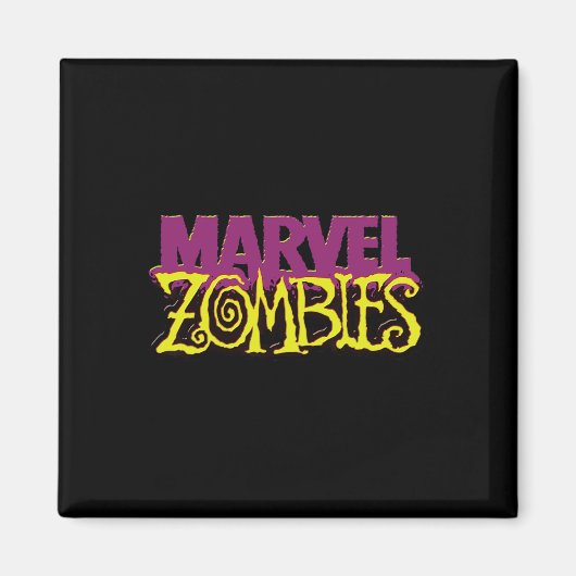 Marvel Zombies officiële kleur Logo Halloween Magneet (Voorkant)