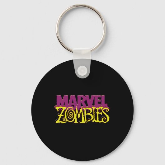 Marvel Zombies officiële kleur Logo Halloween Sleutelhanger (Voorkant)