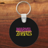 Marvel Zombies officiële kleur Logo Halloween Sleutelhanger (Voorkant)