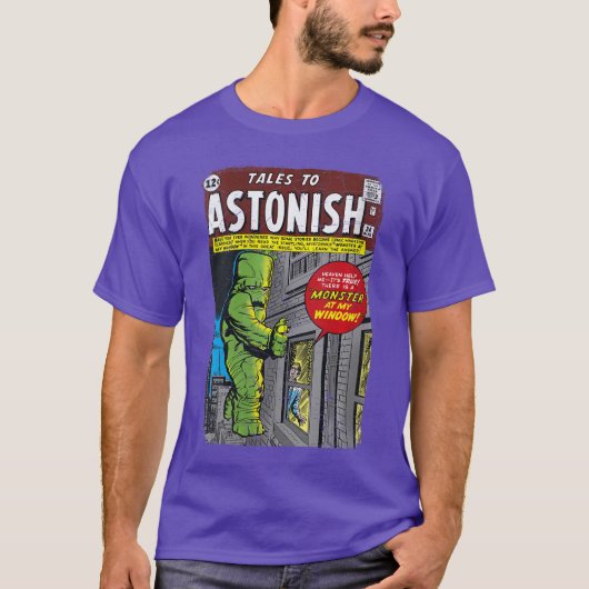 Marvelaleso Verrassend Monster Bij Mijn Raam Comic T-shirt (Voorkant)