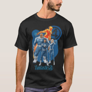 Marvelhe Fantastische Vier Eerste Stappen Heldhaft T-shirt