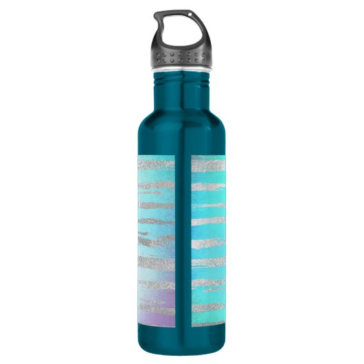 Marvelous Blue en Silver met Monogram Waterfles (Achterkant)