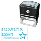 "MARVELOUS ESSAY!" Educator Rubber Stamp Zelfinktende Stempel (In situ)