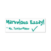 "Marvelous Essay!" + Rubber Stempel opvoedster (Design)