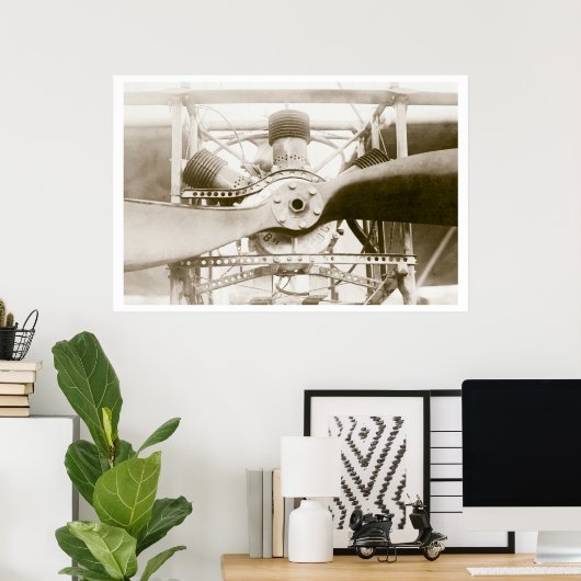 Marvelous Flying Machine Poster (Thuiskantoor)