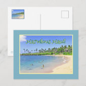 MARVELOUS MAUI/palm Tree-Briefkaart Briefkaart (Voorkant / Achterkant)