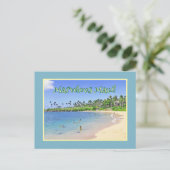 MARVELOUS MAUI/palm Tree-Briefkaart Briefkaart (Staand voorkant)